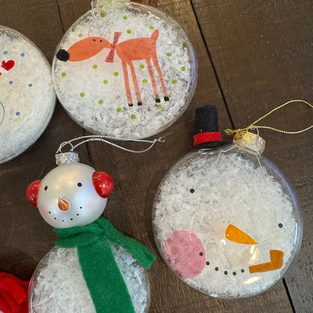 Whimsical Glass Christmas Ornaments (7) - Picture 4 of 4